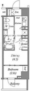 アークマーク志茂ステーション 304 間取り図