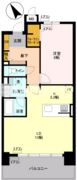 ロイヤルパークスリバーサイド 202 間取り図