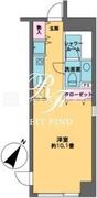 カスタリア水天宮 207 間取り図