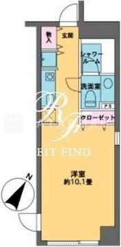 カスタリア水天宮 207 間取り図