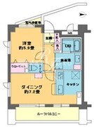 カスタリア目白 701 間取り図