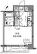 HF八丁堀レジデンス2 805 間取り図