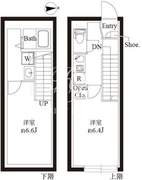 ル・クール渋谷本町 102 間取り図