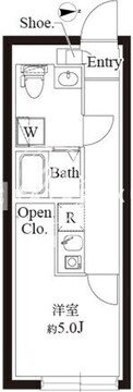 ル・クール渋谷本町 302 間取り図