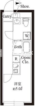 ル・クール渋谷本町 303 間取り図