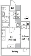 グランパセオ小岩 202 間取り図