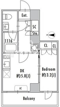 グランパセオ小岩 302 間取り図