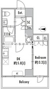 グランパセオ小岩 602 間取り図