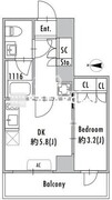 グランパセオ小岩 702 間取り図