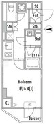 グランパセオ小岩 803 間取り図