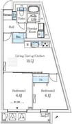 ソラシアレジデンス大井町 301 間取り図