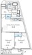 ソラシアレジデンス大井町 301 間取り図