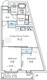 ソラシアレジデンス大井町 401 間取り図