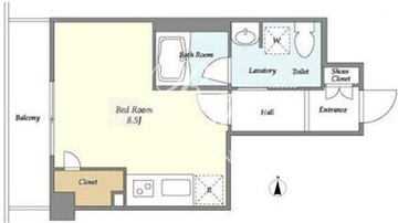 アーバンフォート住吉 502 間取り図