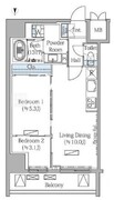 モディア文京目白台 203 間取り図