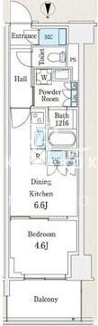 ロイヤルパークス赤羽ノース 222 間取り図