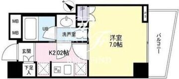 日本橋ミスモ 704 間取り図