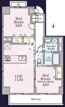 THE MANOR EXELSIOR 202 間取り図