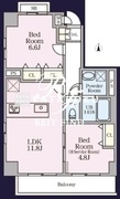 THE MANOR EXELSIOR 502 間取り図