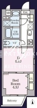 THE MANOR EXELSIOR 601 間取り図