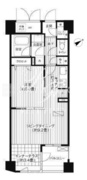 コスモリード新宿余丁町 105 間取り図