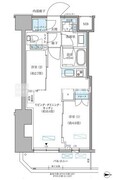 パークアクシス住吉ガーデンスクエア 404 間取り図