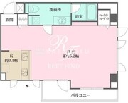 グレンパーク神楽坂 303 間取り図