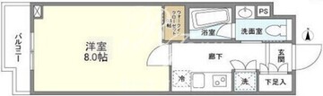 コンフォリア桜上水 214 間取り図