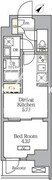 グランエール西日暮里サウス 302 間取り図