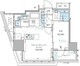 パークアクシス五反田スカイタワー 303 間取り図