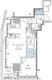 パークアクシス五反田スカイタワー 307 間取り図