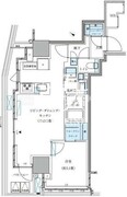 パークアクシス五反田スカイタワー 707 間取り図