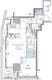 パークアクシス五反田スカイタワー 707 間取り図