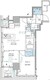パークアクシス五反田スカイタワー 1107 間取り図