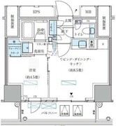 パークアクシス五反田スカイタワー 2002 間取り図