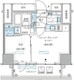 パークアクシス五反田スカイタワー 2002 間取り図