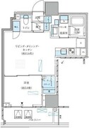 パークアクシス五反田スカイタワー 2005 間取り図