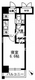 レジディア月島3 408 間取り図