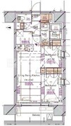 ブランシエスタ浅草蔵前 1001 間取り図