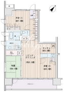 エスティメゾン豊洲レジデンス C-601 間取り図