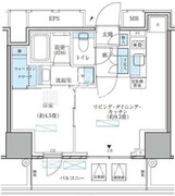 パークアクシス五反田スカイタワー 302 間取り図