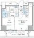 パークアクシス五反田スカイタワー 302 間取り図