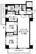 アーバンパーク代官山 2-317 間取り図
