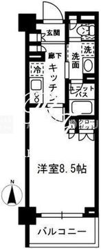 レジディア中落合 C-507 間取り図