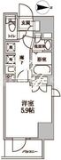 レジディア中延2 501 間取り図