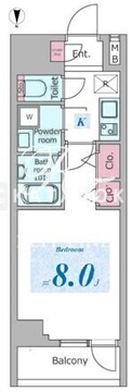 ドゥーエ板橋区役所前 603 間取り図