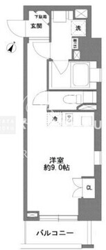 コスモグラシア清澄白河 507 間取り図