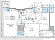 パークアクシス五反田スカイタワー 2302 間取り図