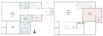 ザ・トリアス錦糸町 501 間取り図