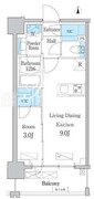 デュオフラッツ台東三ノ輪 203 間取り図